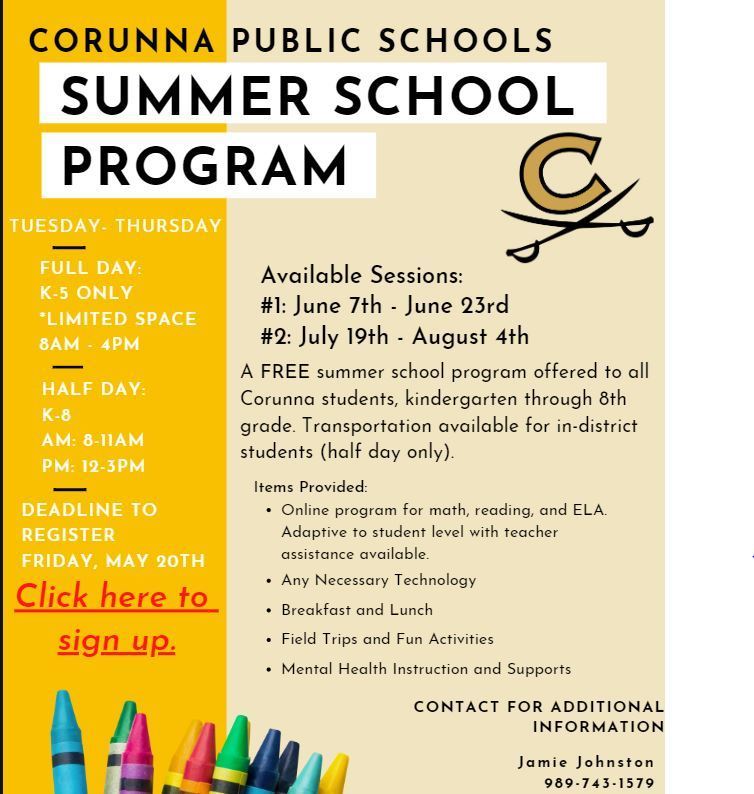 K-8 Summer School Program