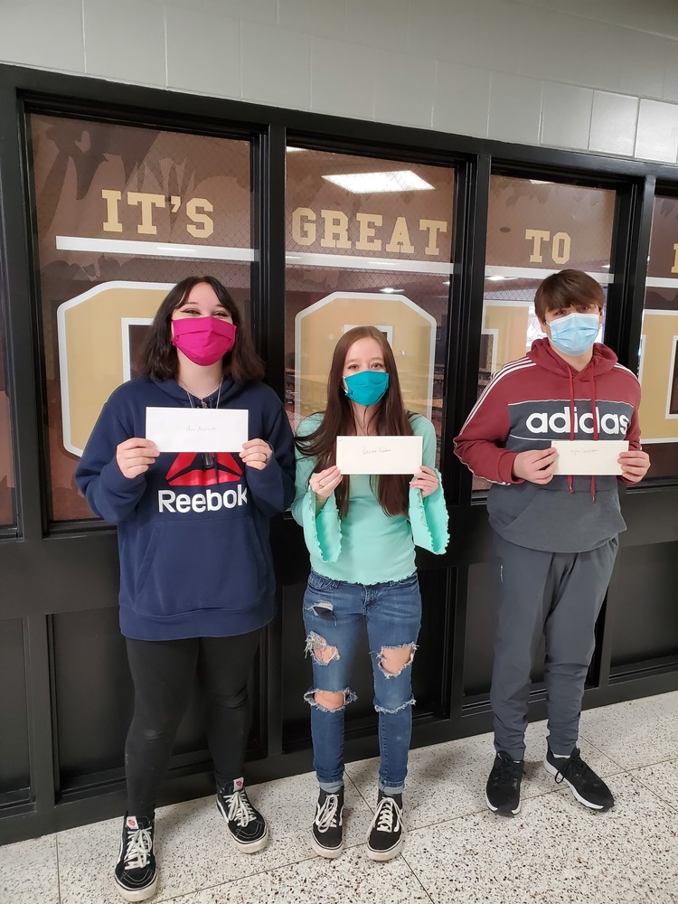 Monograms Etc. Winners for Perfect attendance Corunna High School