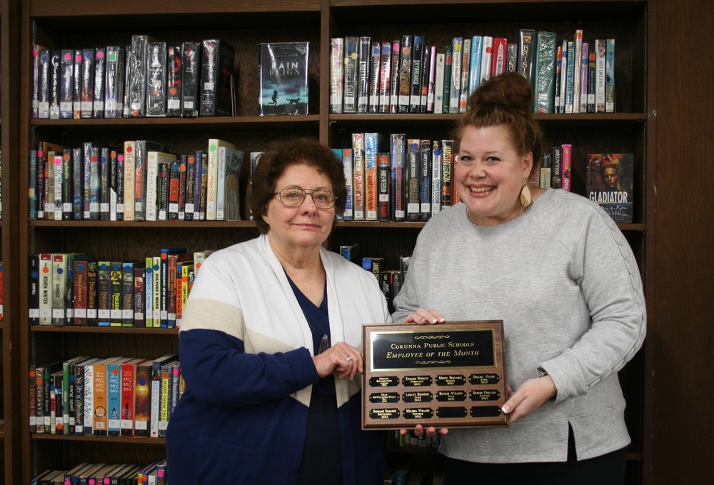 Melissa WhalenOctober Employee of the Month Corunna Public Schools